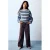 Mango Kids wide leg jeans met print – bruin