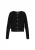 DreiMaster Vintage Gebreid vest  zwart