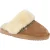 Warmbat Flurry suede tape cognac dames pantoffel (open hiel)