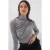 Aansluitende colblouse met drapeer-detail