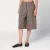 Bruine Geruite Wol Bermuda Shorts