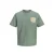 JACK & JONES ORIGINALS regular T-shirt met backprint groen