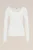 WE Fashion – Dames T-shirt – Wit – Biologisch katoen –