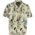 Mos Mosh overhemd beige seersucker bloem wijde fit