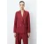 Grace & Mila double breasted blazer – donkerrood