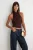 TRENDYOLMİLLA Dames Effen Mouwloos Getailleerd Blouses