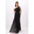 Platte, mouwloze maxi-jurken voor dames, geschikt voor avond- en gala-avonden.