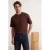 TRENDYOL MAN Heren Bruin Effen Lang Oversized T-shirts