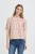 ICHI Blouse ‘IHQWINA SH2 ‘  beige / navy / bruin / oranjerood