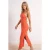 TRENDYOLMİLLA Dames Rood Grafisch Midi Kort Strandkleding Bodycon Strandjurken