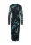 COMMA Jurk  jade groen / donkerlila / zwart