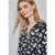Street One Dames Gedessineerde blouse in Blauw