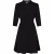 Dreimaster Jurk Dames zwart
