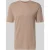 HUGO regular fit T-shirt van mix van lyocell en linnen model ‘DULEROSTEE’