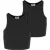Urban Classics Dames geribde organic gewatteerde top (set van 2)
