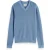 Scotch & Soda Regular-fit Cotton Linen V-neck Faded Denim