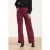 Smashed Lemon 24590 stretchy paarse flared broek |