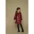 Jubel jurk met pailletten donkerrood Queen Of Hearts