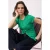 TRENDYOLMİLLA Dames Groen Effen Kort Getailleerd Blouses