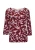 s.Oliver Shirt  lavendel / wijnrood