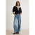 TRENDYOLMİLLA Dames Blauw Effen Barrel Hoge taille Jeans
