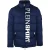 Plein Sport verticaal gewatteerd marineblauw jack met logo