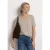 Street One Dames Shirt met korte mouwen en knoopdetail in Beige