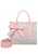 Fritzi aus Preußen Handtas ‘Izzy09’  blauw / lichtgrijs / pink