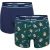 Happy Shorts 2-pack kerst boxershorts heren kerst print