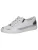CAPRICE Sneakers laag ‘Ties’  zilver / wit
