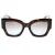 Tommy Hilfiger Dikke zonnebril heren (Donker Havana Bruin)