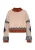 IZIA Jumper Dames Beige Veelkleurig