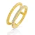 Orphelia ‘Chic’ Dames 925 Sterling Zilveren Ring – Goud ZR-7537/G