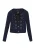 faina Gebreid vest  navy