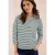 Gestreept shirt met structuur