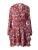 Lindex Jurk ‘Junie’  lichtblauw / donkerblauw / grenadine