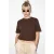 Dames Crop Crew Neck T-Shirt