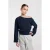 America Today off shoulder top donkerblauw