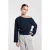 America Today off shoulder top donkerblauw