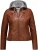 Mauritius Leren jas Cognac dames