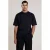 Aeden oversized T-shirt met backprint zwart