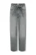 KIDS ONLY GIRL high waist straight leg jeans grey denim