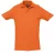 SOLS Heren Lente II Korte Mouw Zwaarlijvig Poloshirt (Oranje)