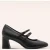 Double Take pumps van leder in zwart