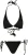 Urban Classics Bikini  zwart