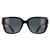 Michael Kors MK2199 Acadia 395087 bi layer zwart amber schildpad donkergrijs zonnebril
