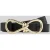 HUGO Riem van echt rundleer met logodetail model ‘Vita_Sz15’