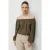 One-Shoulder Textured Blouse