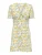 ONLY Jurk ‘ONLMOLLY’  geel / groen / offwhite