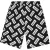 BALR Regular Club Aop Shorts Jet Black/bright White